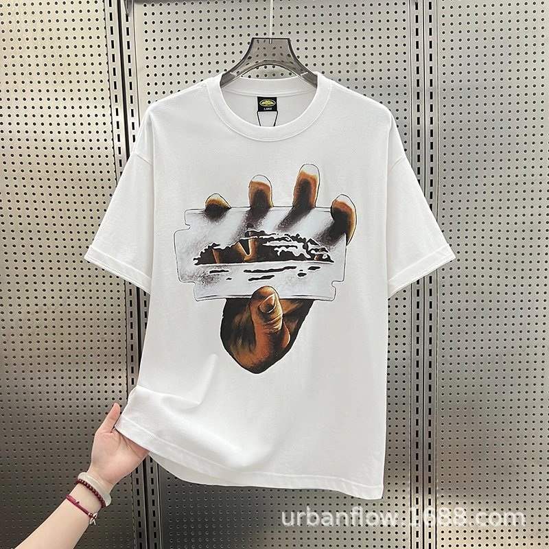 Design Scribble Star Logo White T-Shirt - 22