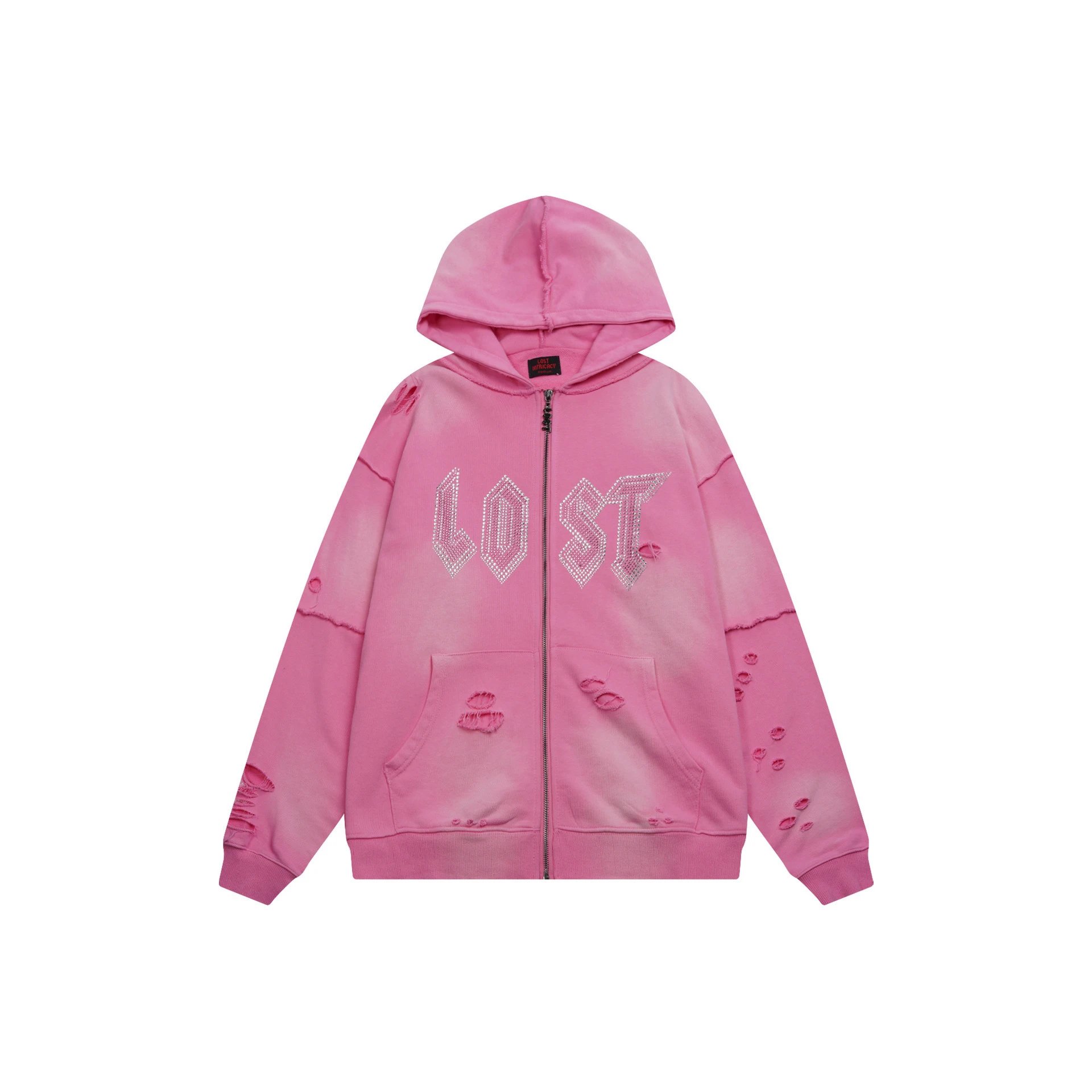Lost Pink Hooded Zip