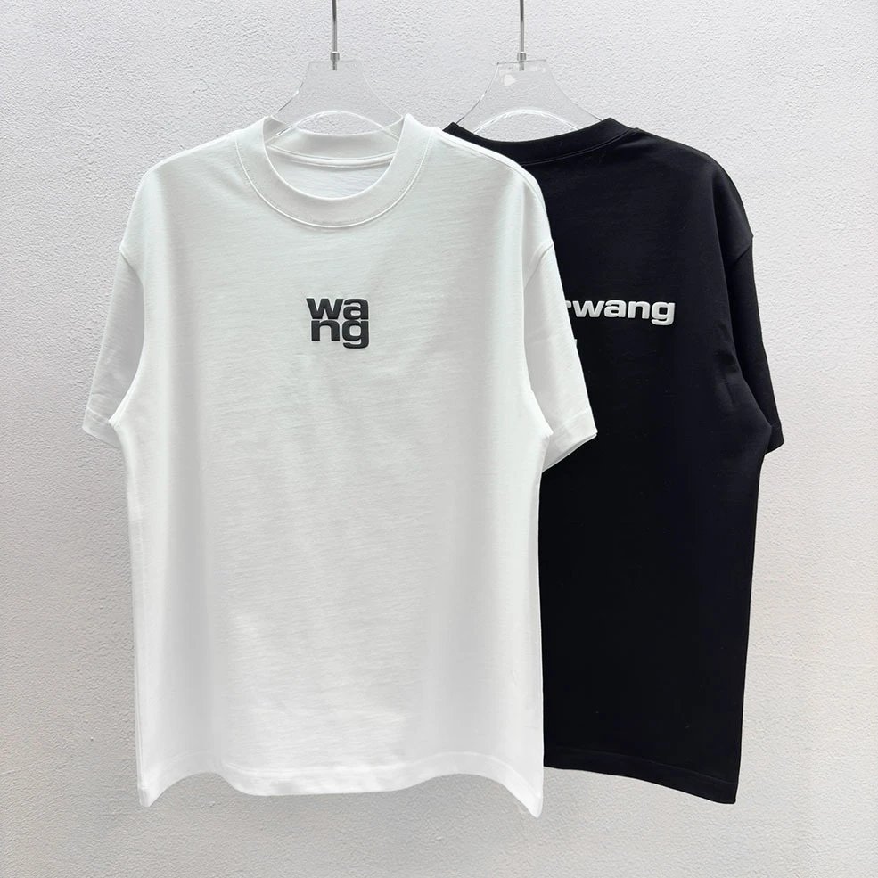 Alexander Wang Logo Neckband T-Shirt Black - 7