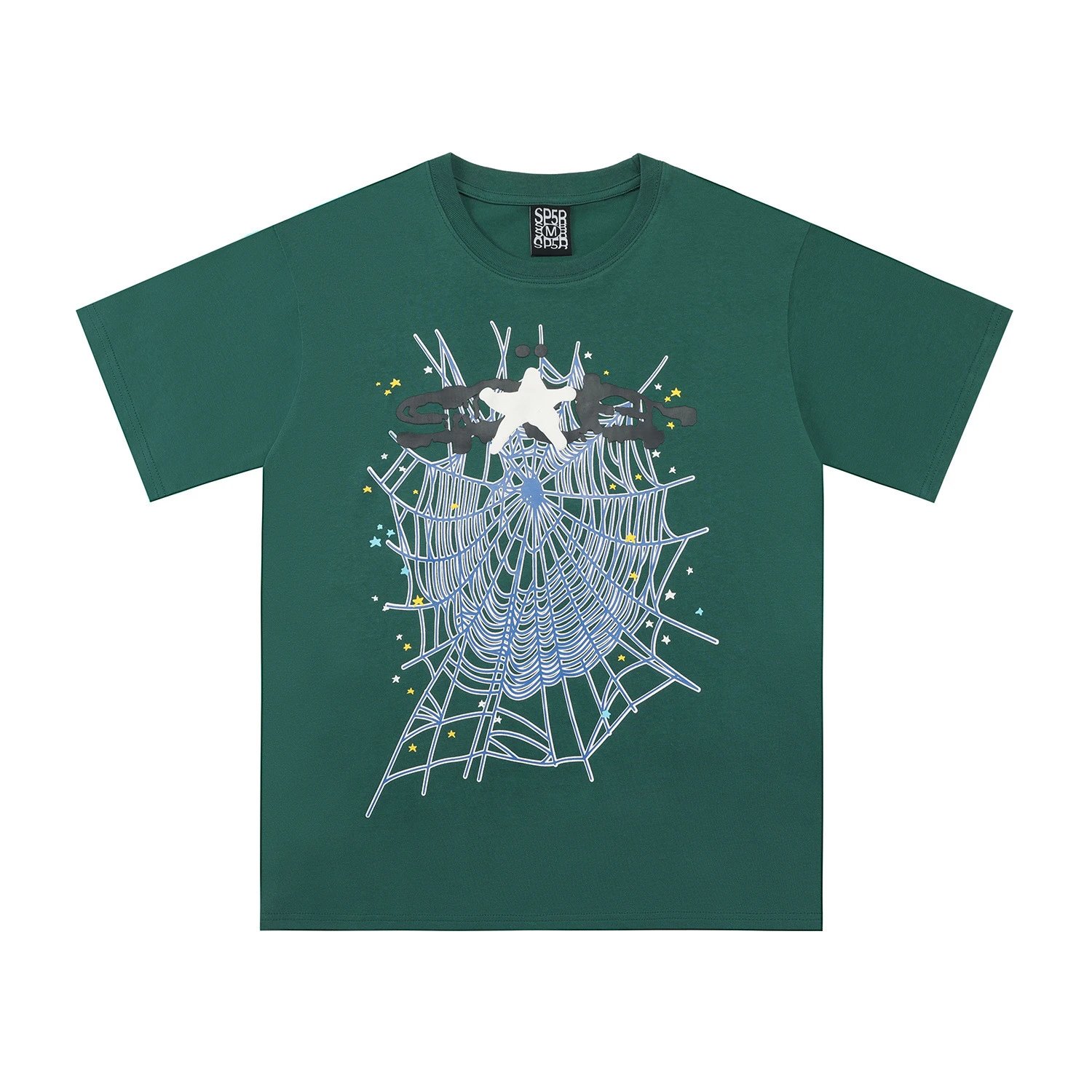 Spider! Spider Web 555 Graphic Black T-Shirt - 24