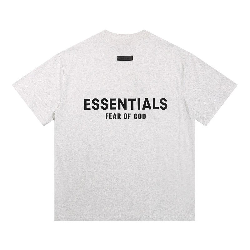 Fear of God Essentials Logo Print Black T-Shirt - 6