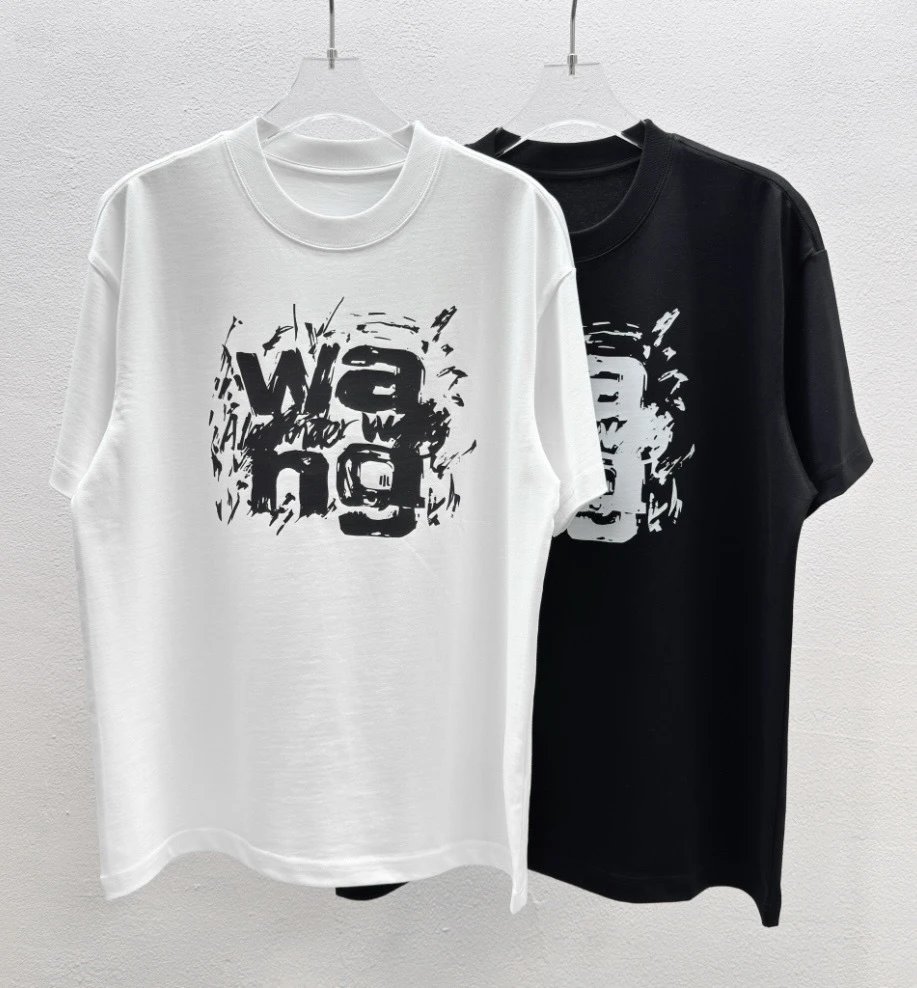 Alexander Wang Logo Neckband T-Shirt Black - 12