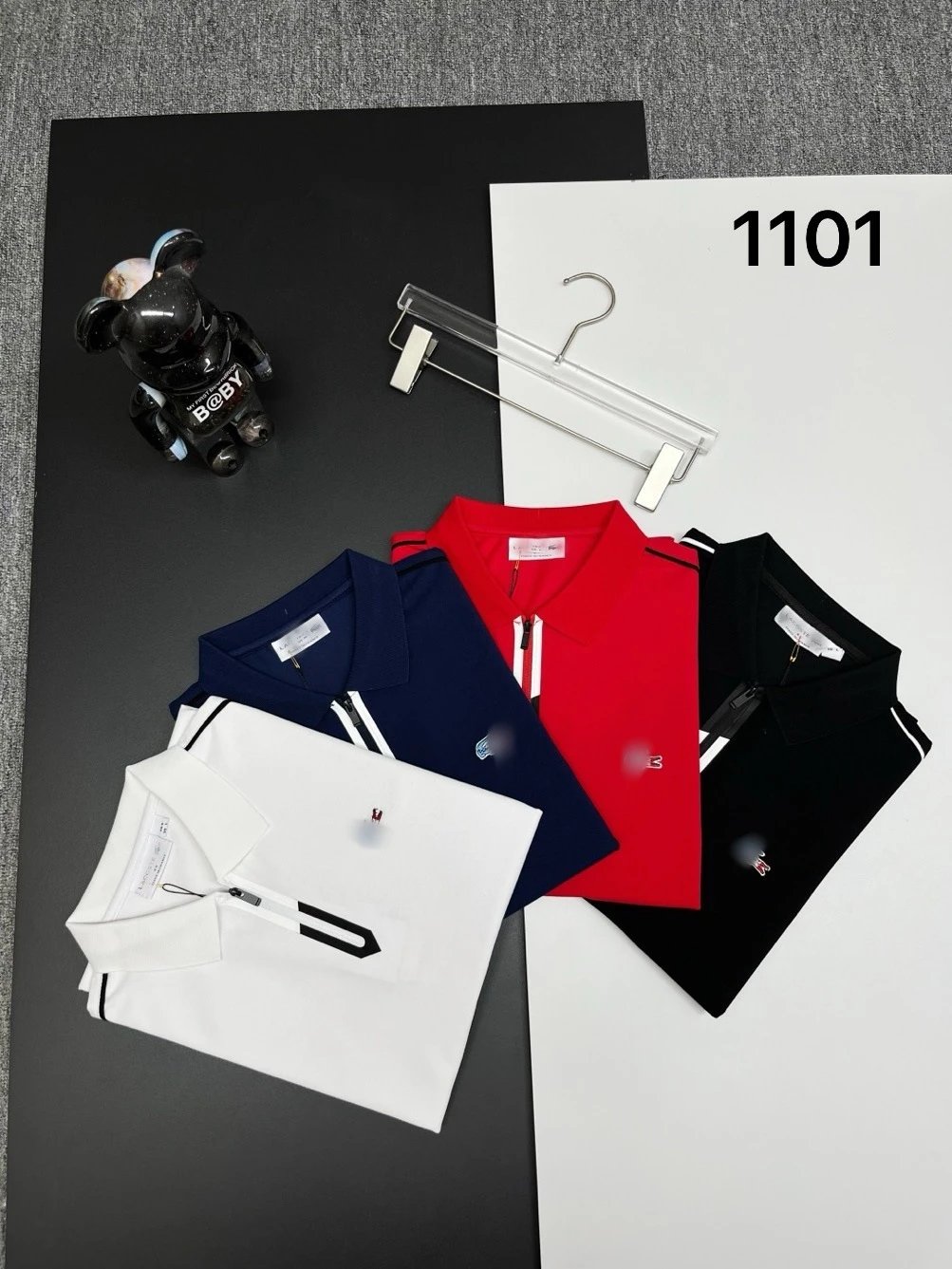 Lacoste 555-3 White Polo Shirt - 3