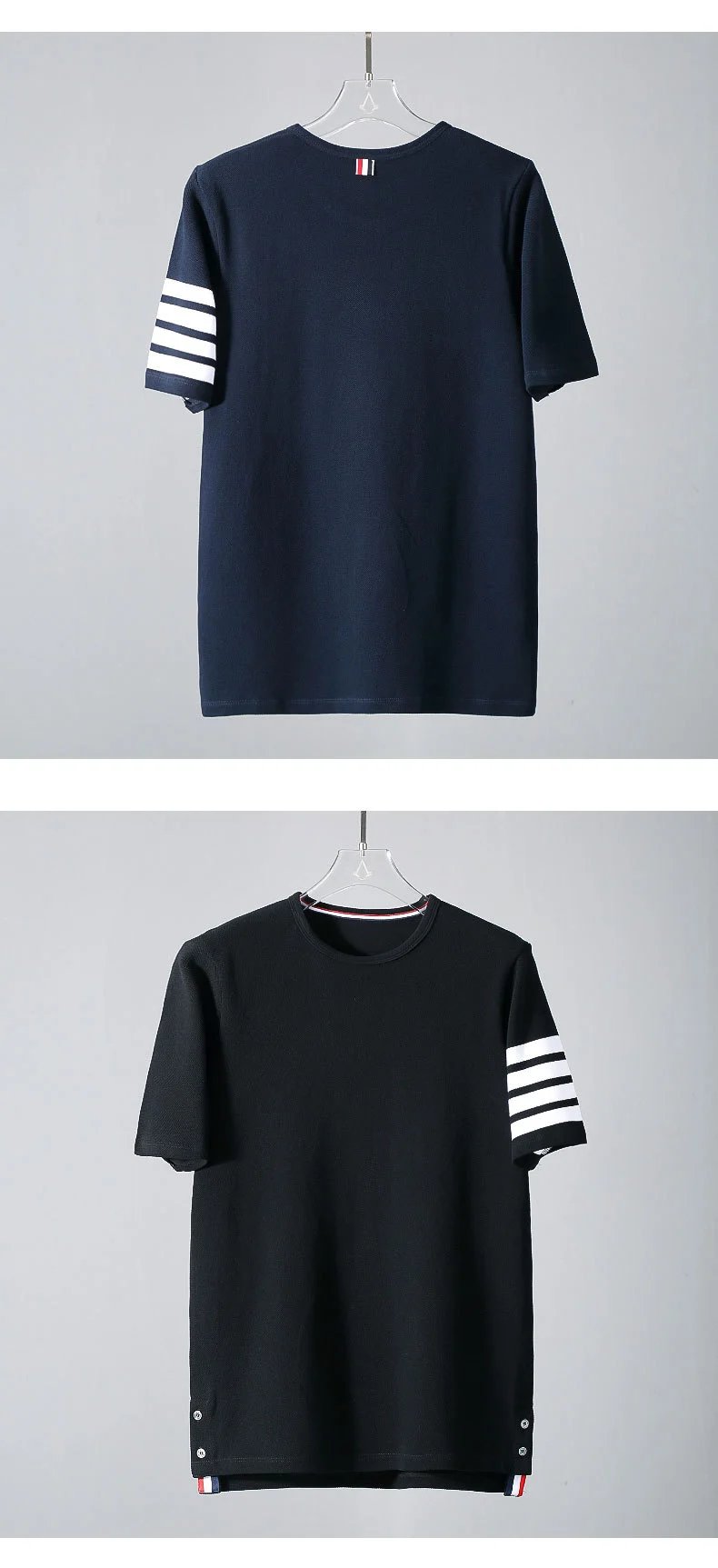 Thom Browne Four-Bar Stripe T-Shirt Black - 9