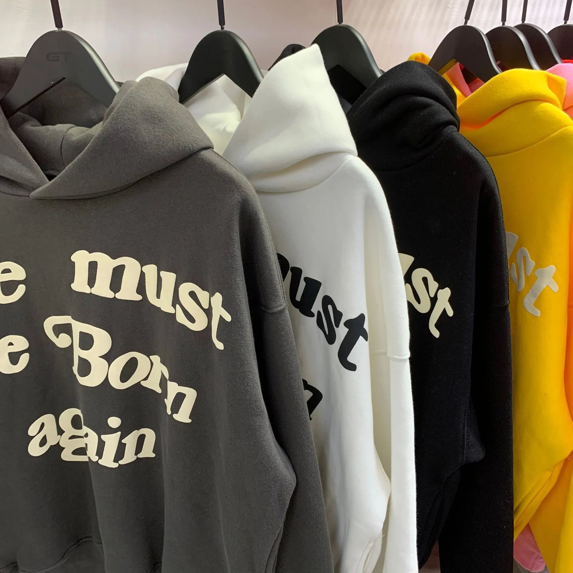 Design Ye Must Be Born Again Yellow Hoodie - 9