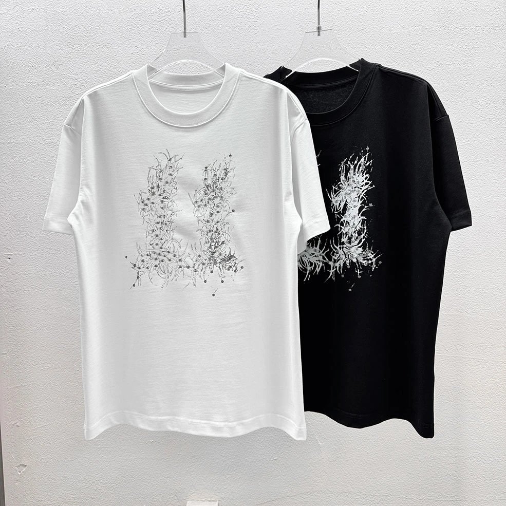 Design WE11DONE Axolotl Graphic White T-Shirt T-Shirts - 20