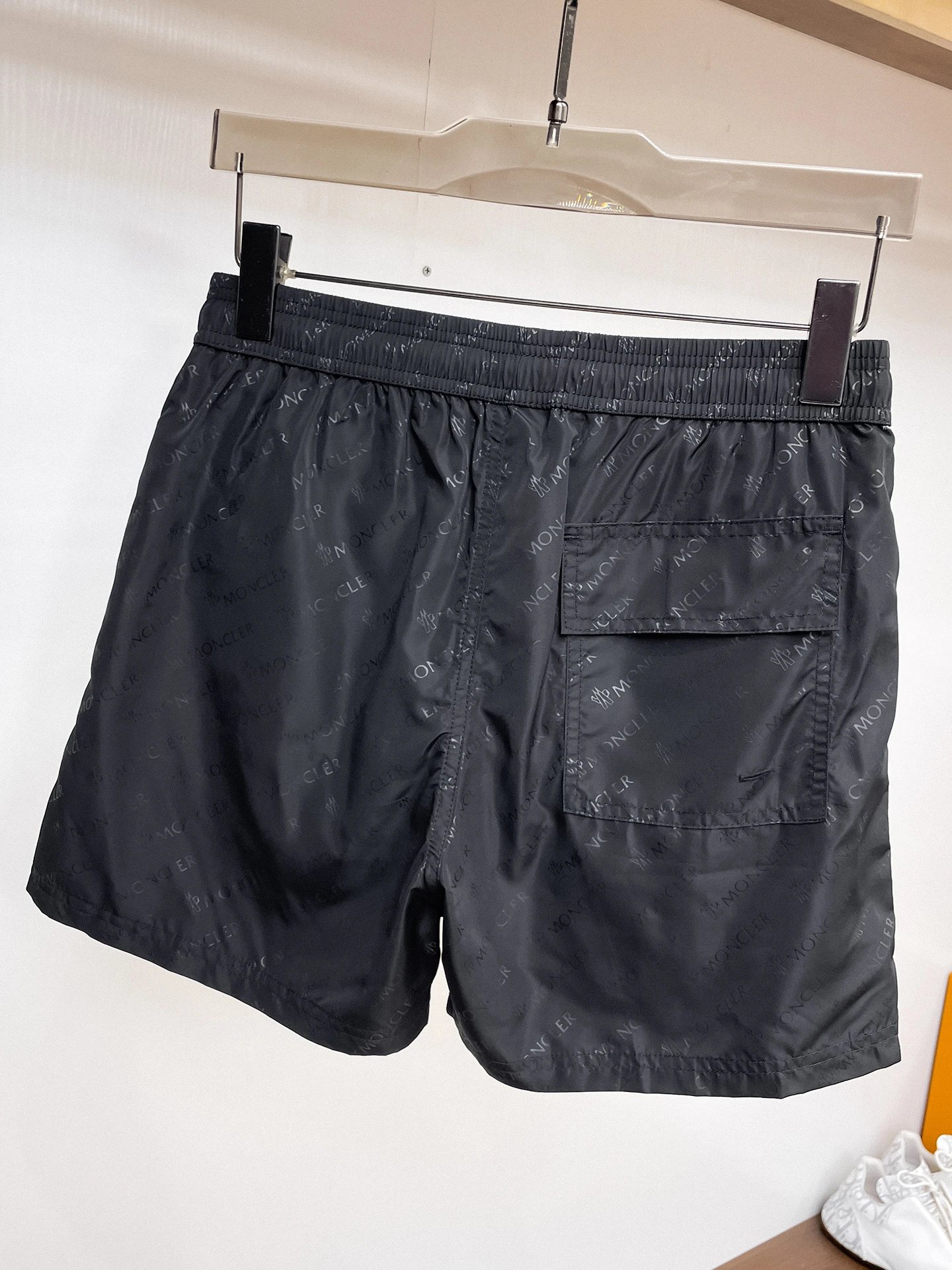 Moncler Logo-Print Swim Shorts Black - 16