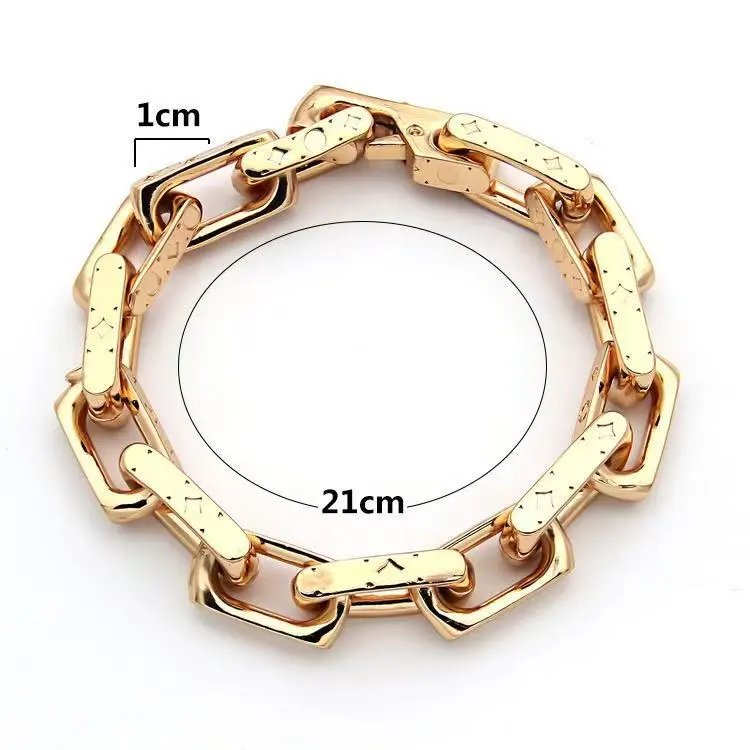 Design Chain Link Bracelet Black Multicolor Jewelry - 3