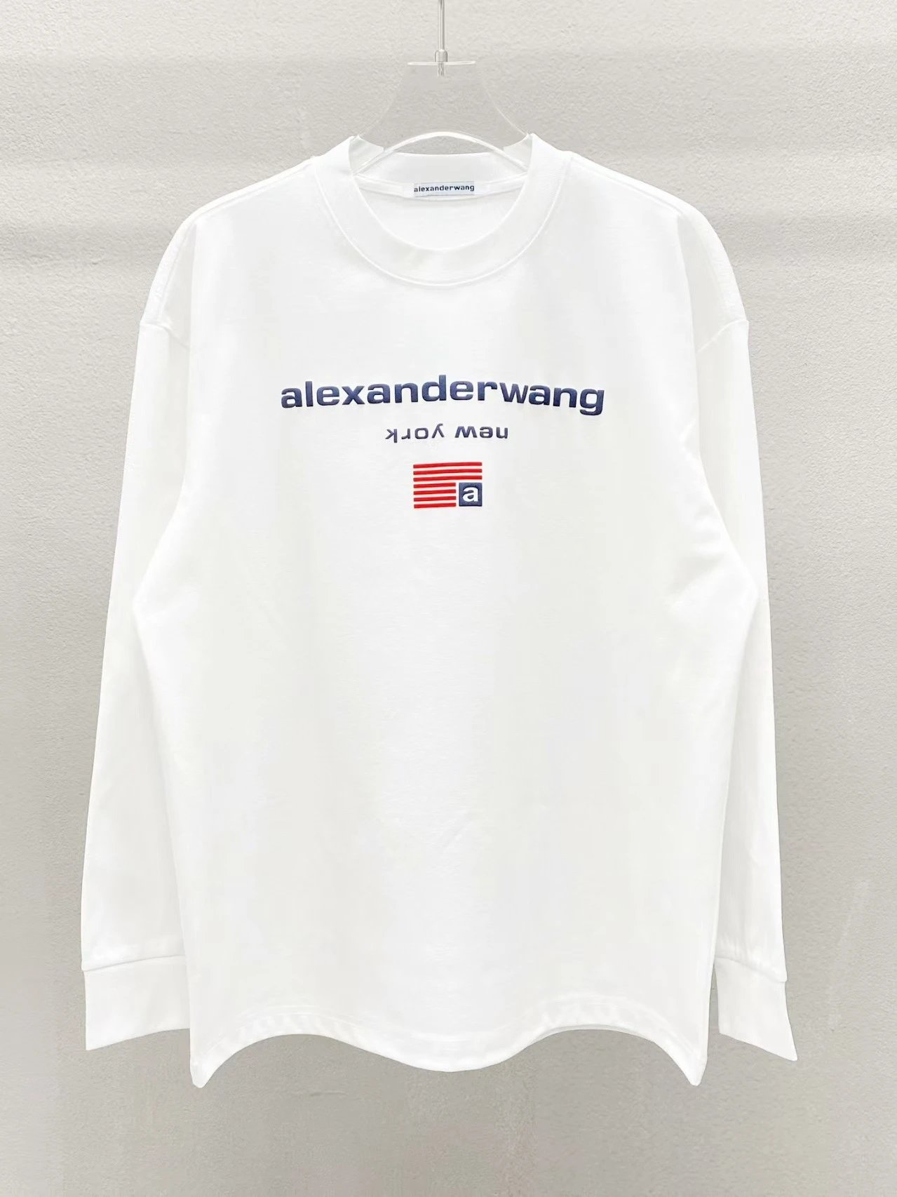 Alexander Wang Logo Long Sleeve T-Shirt Black - 26