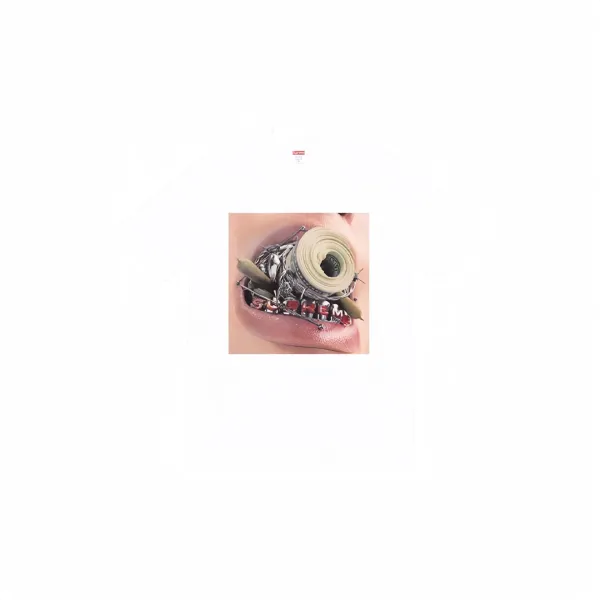 Supreme Money Mouth White T-Shirt - 1