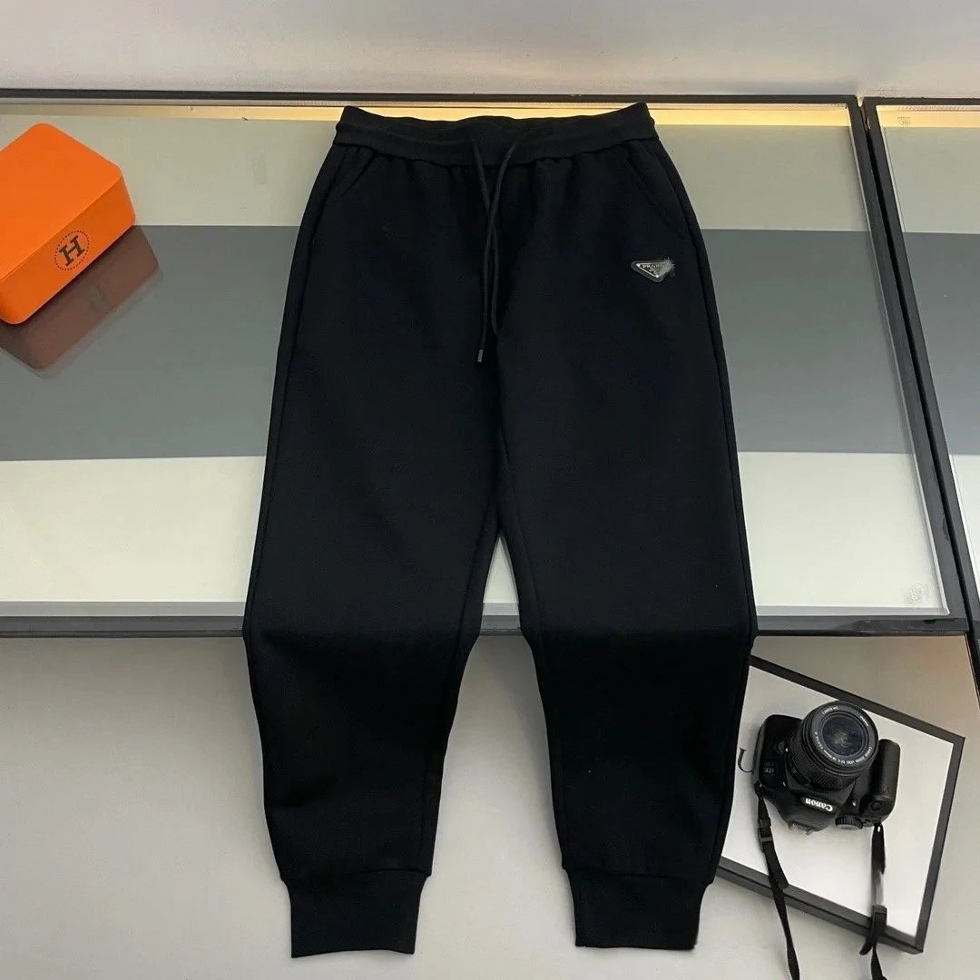 Prada Re-Nylon Joggers Black Sweatpants - 8