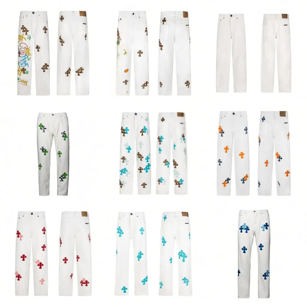 White Embroidered Cr
