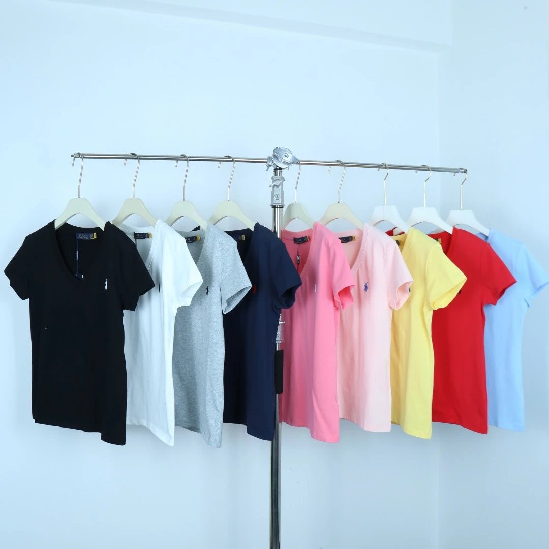 Polo Ralph Lauren V-Neck T-Shirt Navy - 4