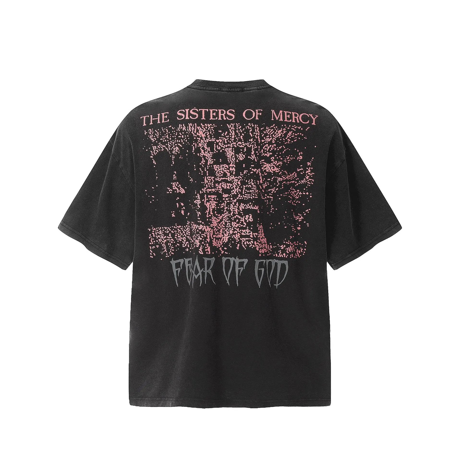 Design Testament Band Graphic Oversized T-Shirt Black T-Shirts - 25