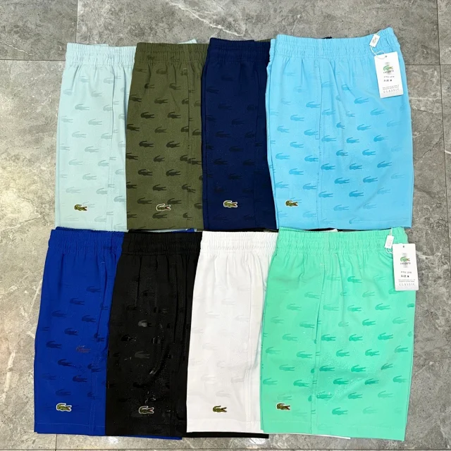 Lacoste Shorts L018 crocodile-print drawstring product detail image 2