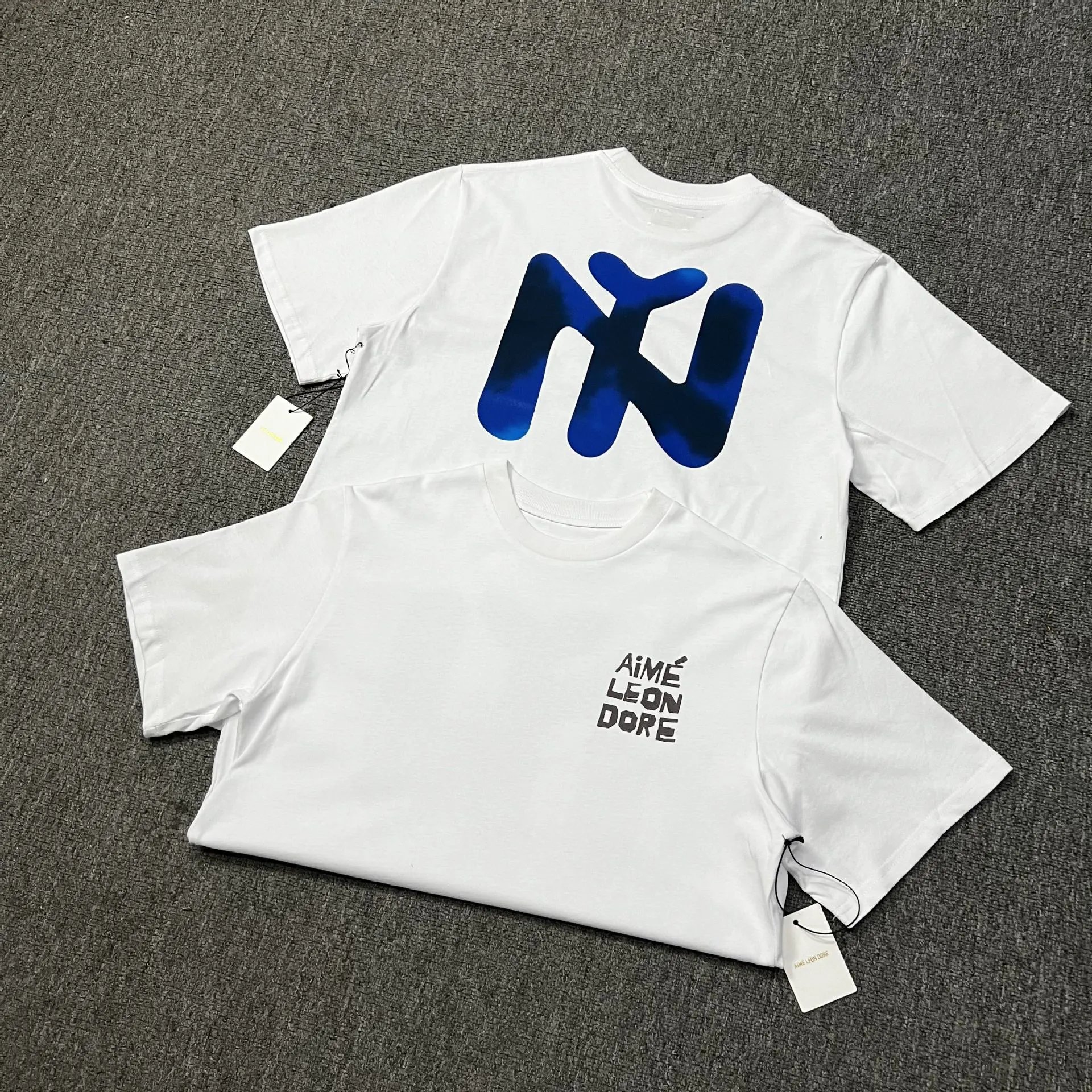 Aimé Leon Dore Apple Logo T-Shirt Black and White - 31