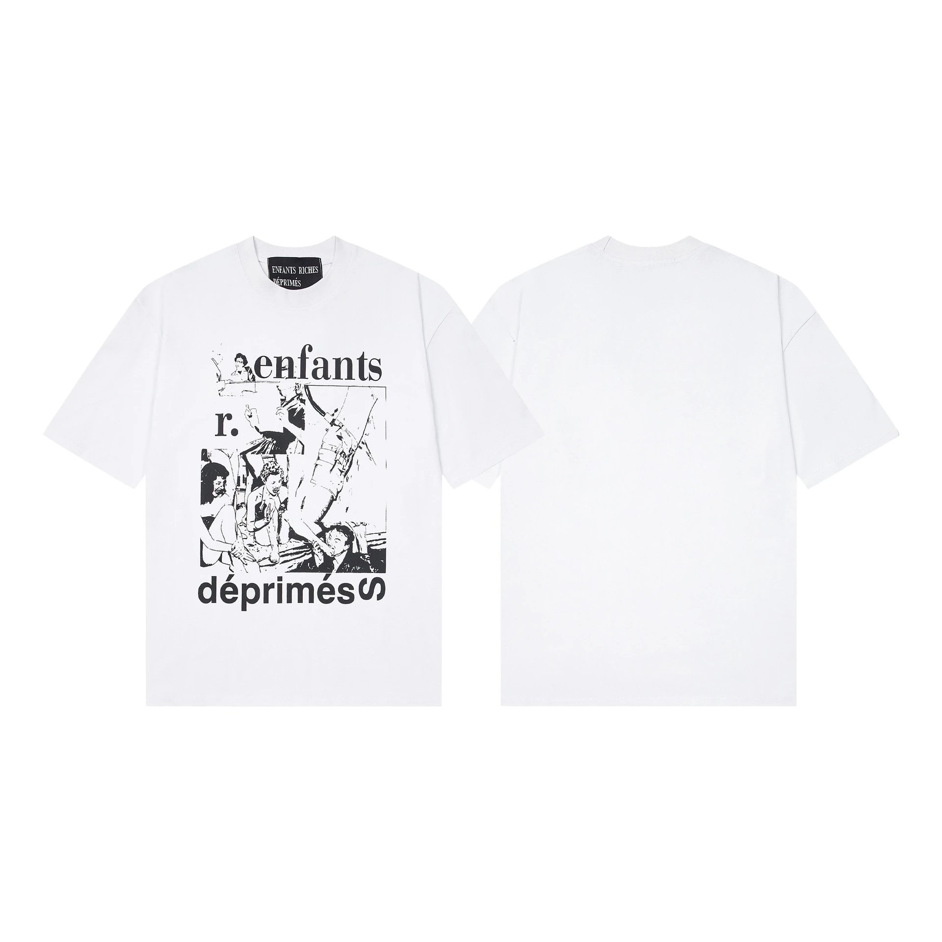 Enfants Riches Déprimés Graphic Print Black T-Shirt - 12