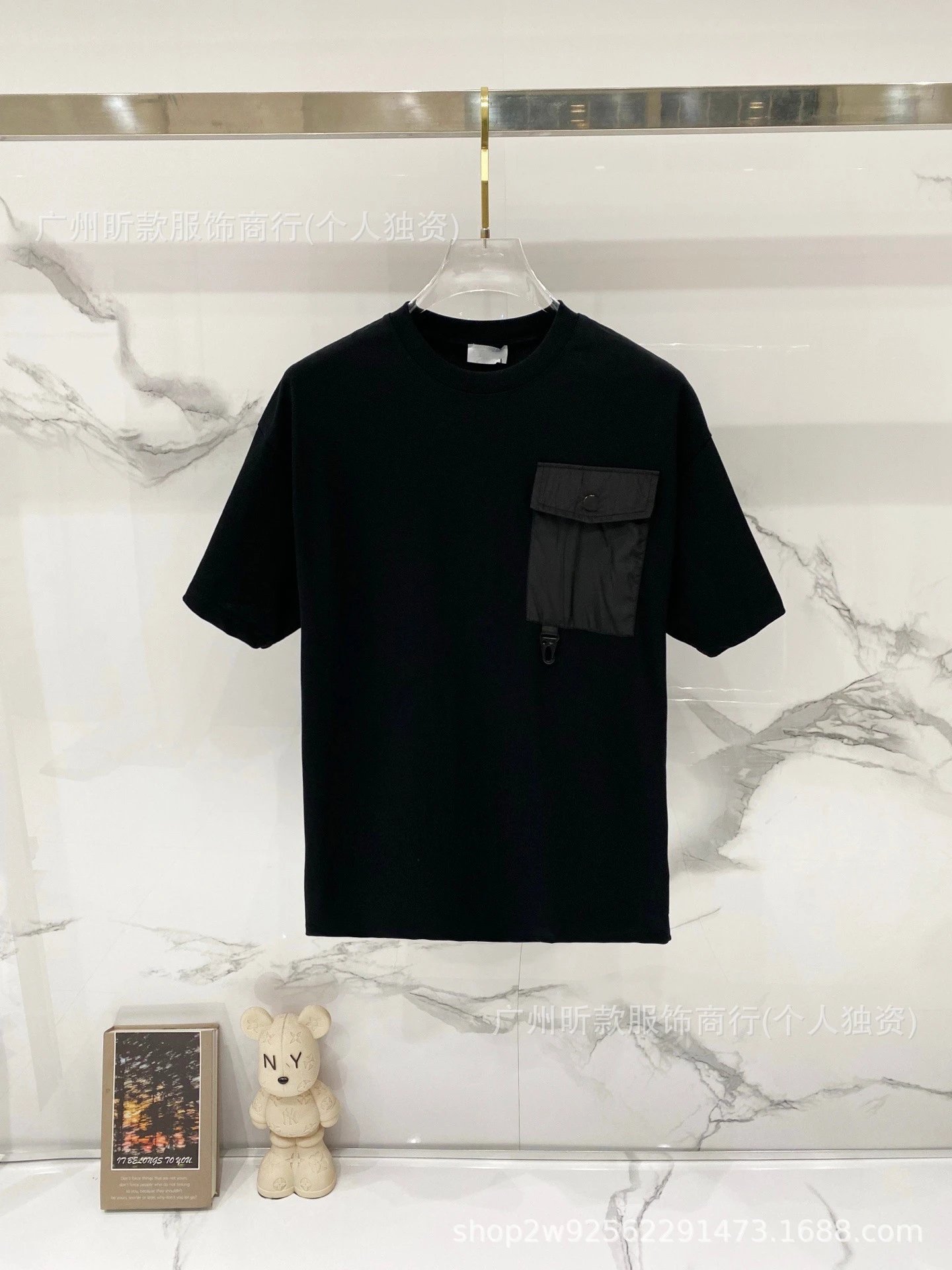 Moncler Logo Print White T-Shirt - 6