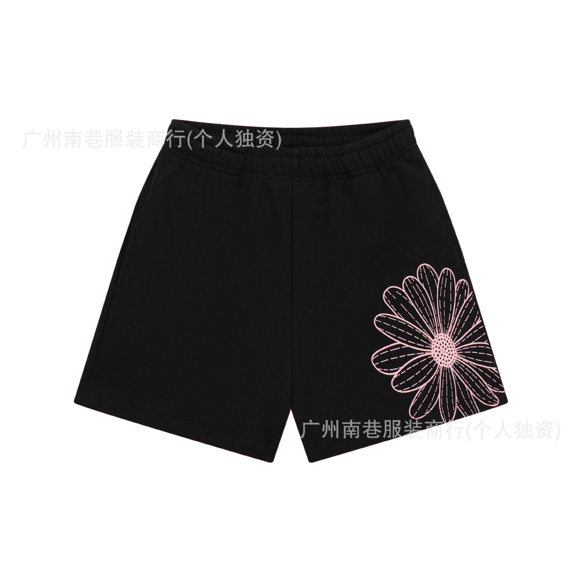 Design Daisy Print Navy Shorts - 5