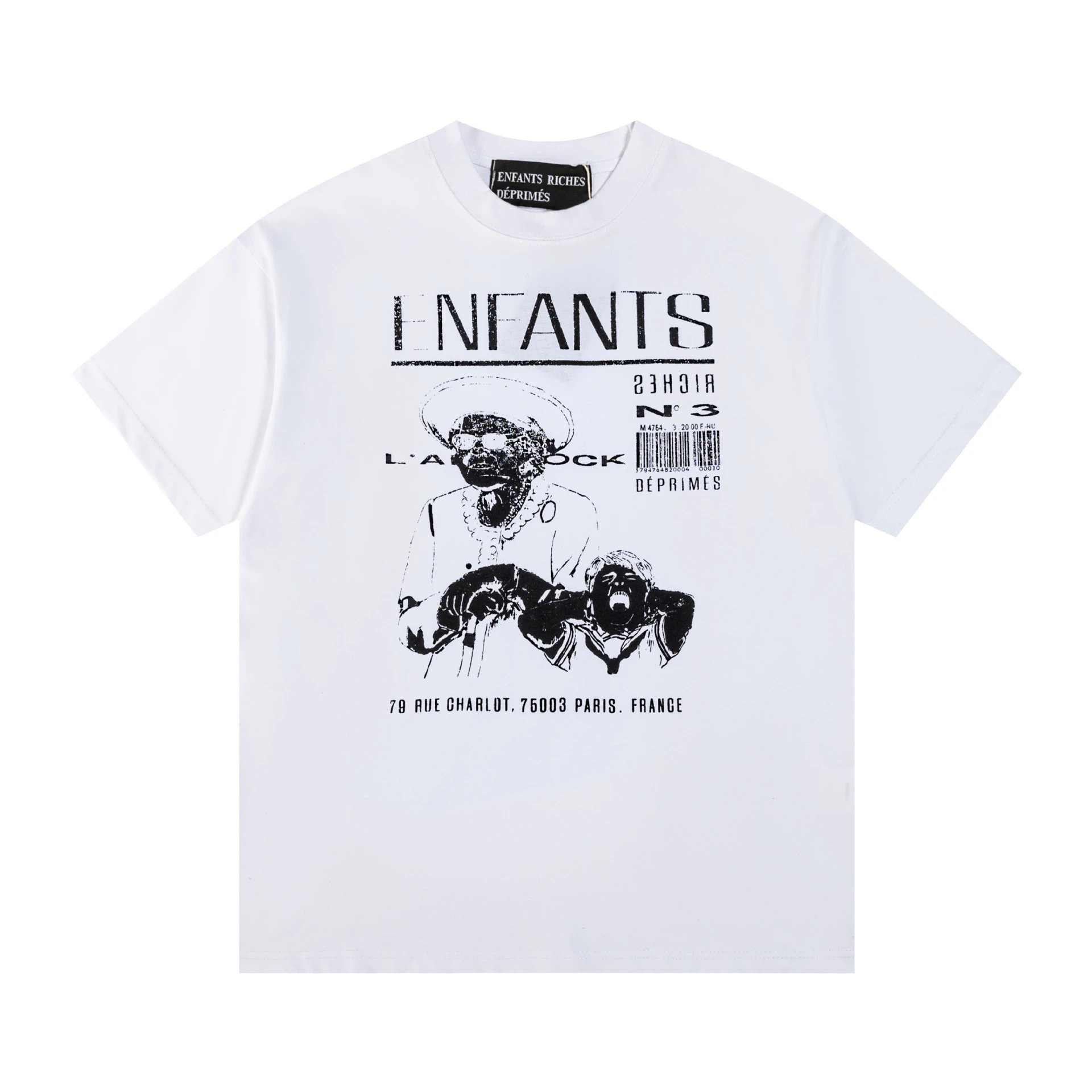 Enfants Riches Déprimés Graphic Print Black T-Shirt - 22