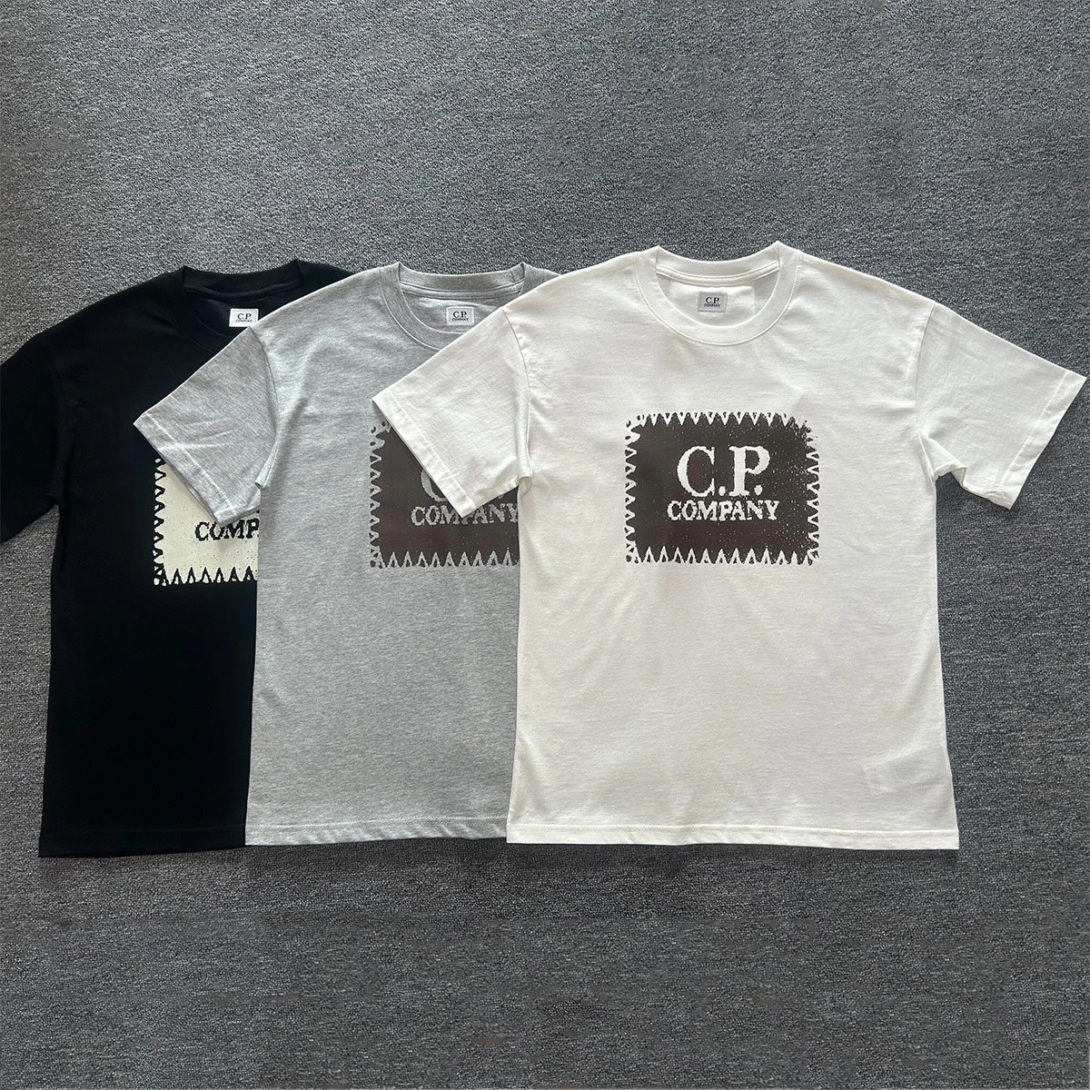 C.P. Company T-Shirts Logo Print Crewneck Short-Sleeve T-Shirt image 3