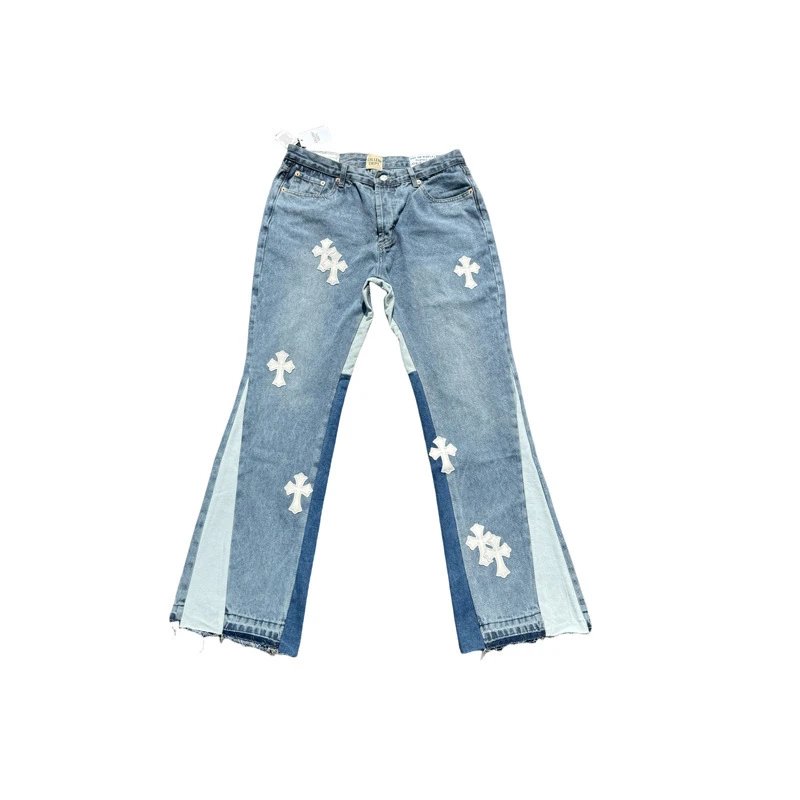 Gallery Dept. Jeans Distressed patchwork and paint-splatter designs — G92