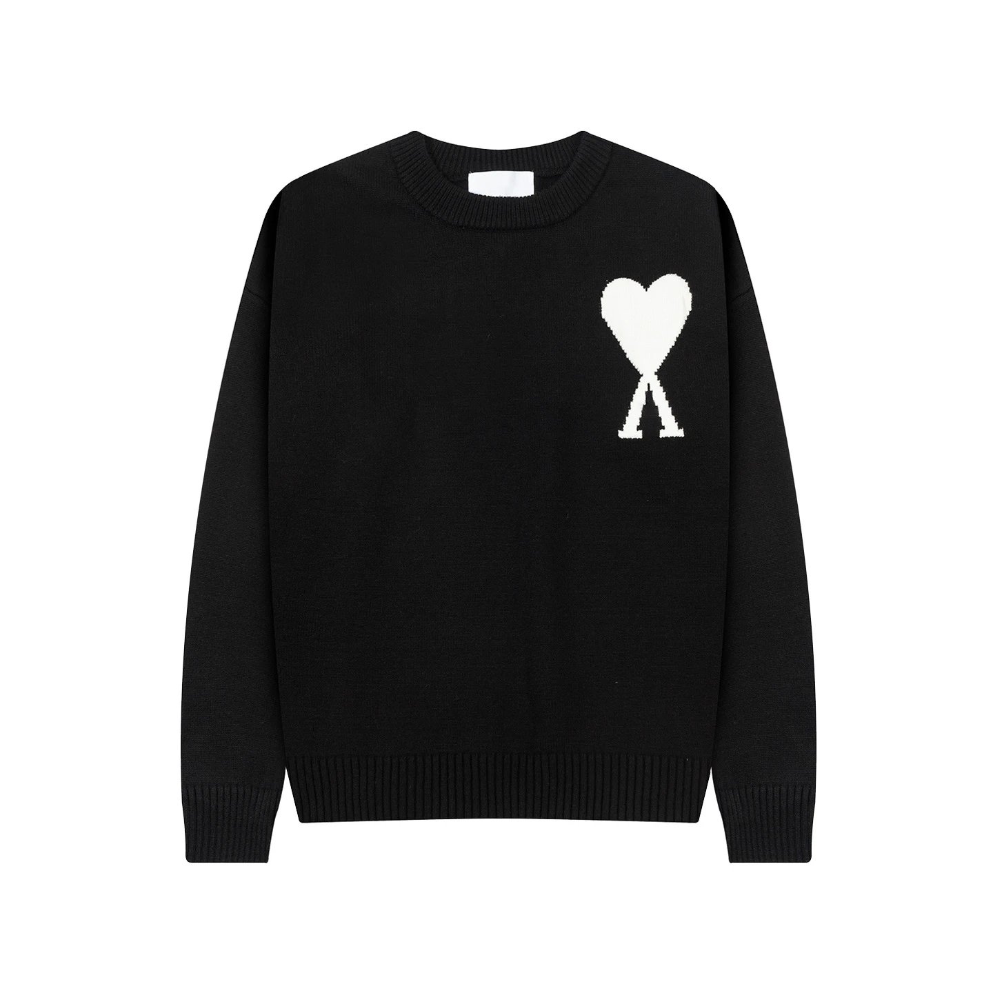 Comme des Garçons Play Heart Logo Navy Knit Sweater - 21