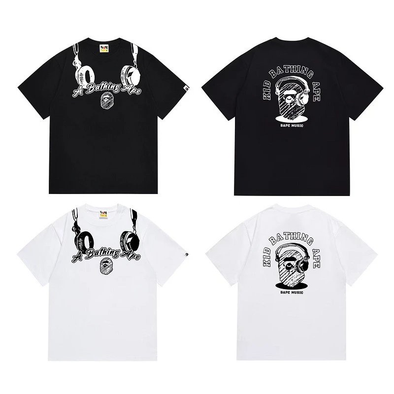 A Bathing Ape Classic Ape Head White T-Shirt - 13