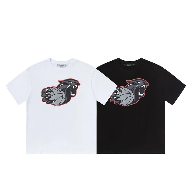 Trapstar Traphouse T-1 Logo Graphic Black T-Shirt T-Shirts - 11