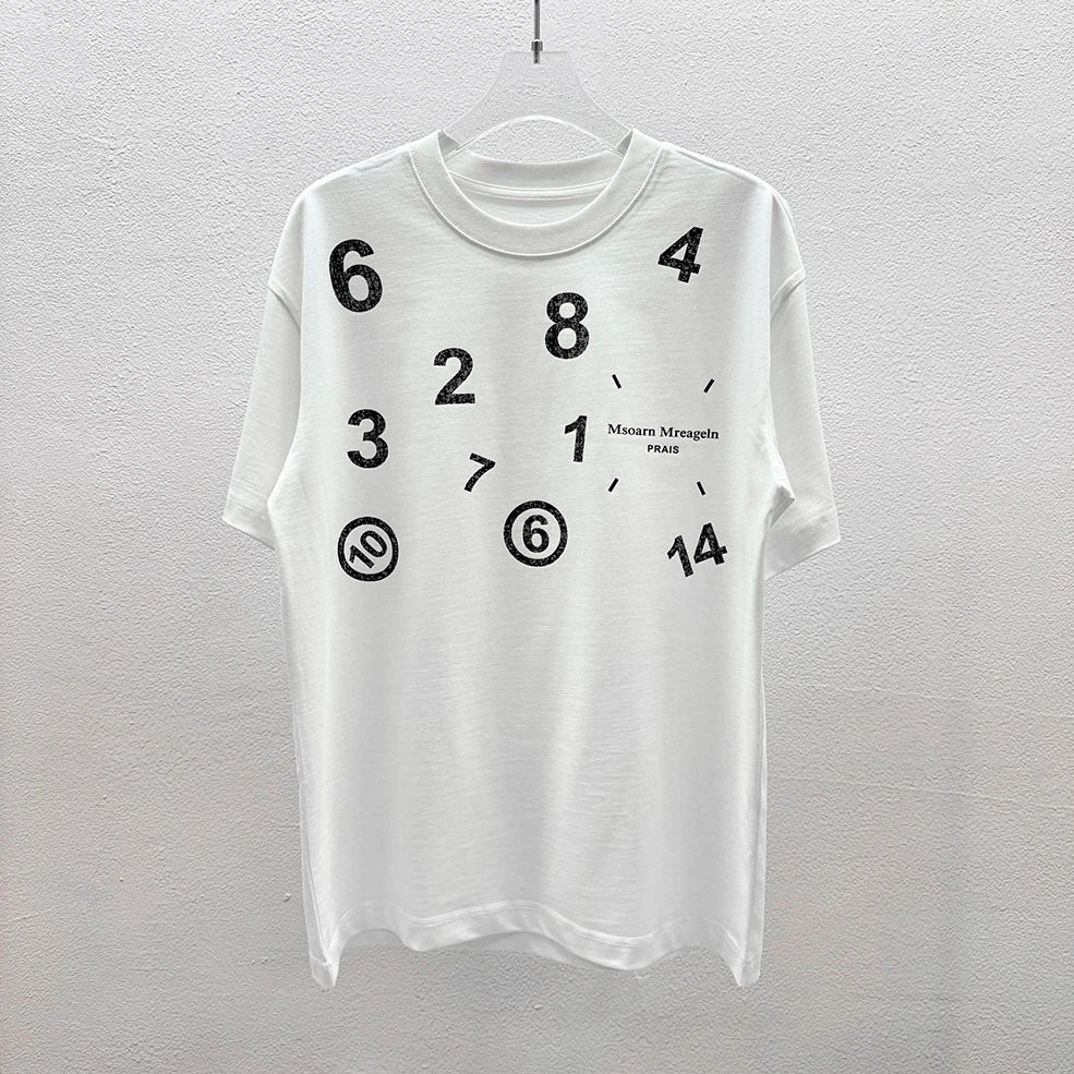 Design WE11DONE Axolotl Graphic White T-Shirt T-Shirts - 19
