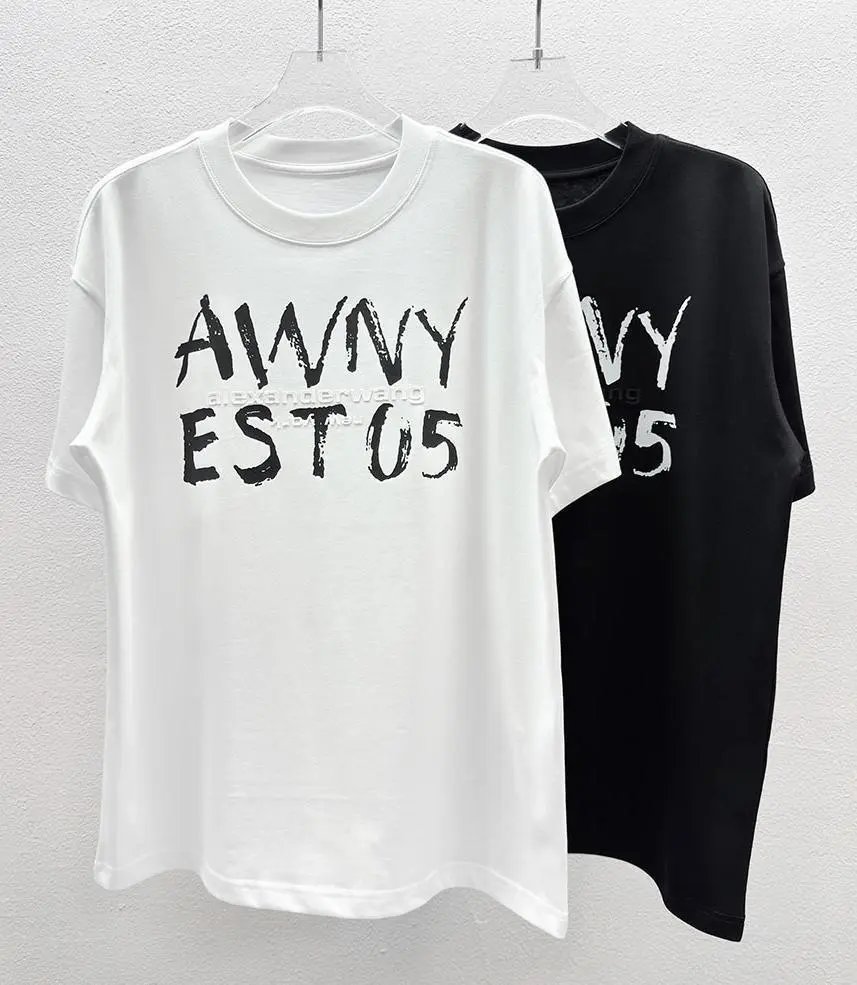 Alexander Wang Logo Neckband T-Shirt Black - 31