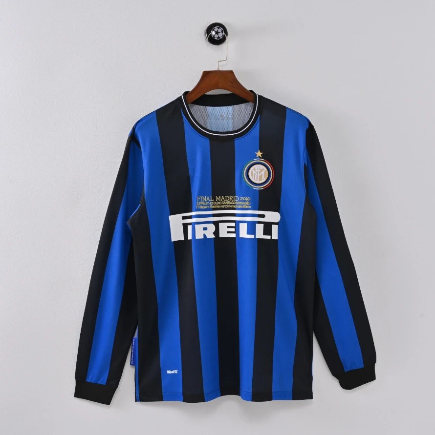 Umbro Inter Milan 1997-98 Away Jersey Purple Striped Long Sleeve Football Shirt - 7