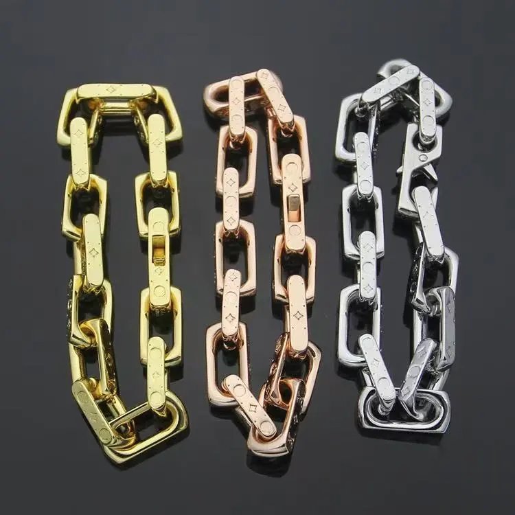Design Chain Link Bracelet Black Multicolor Jewelry - 10