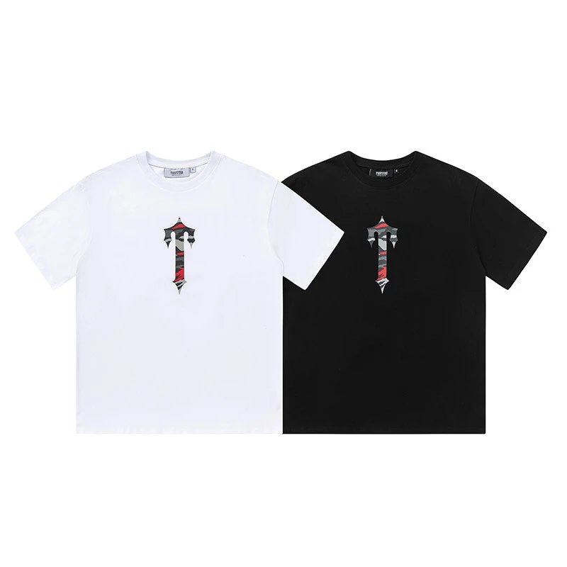 Trapstar Traphouse T-1 Logo Graphic Black T-Shirt T-Shirts - 19