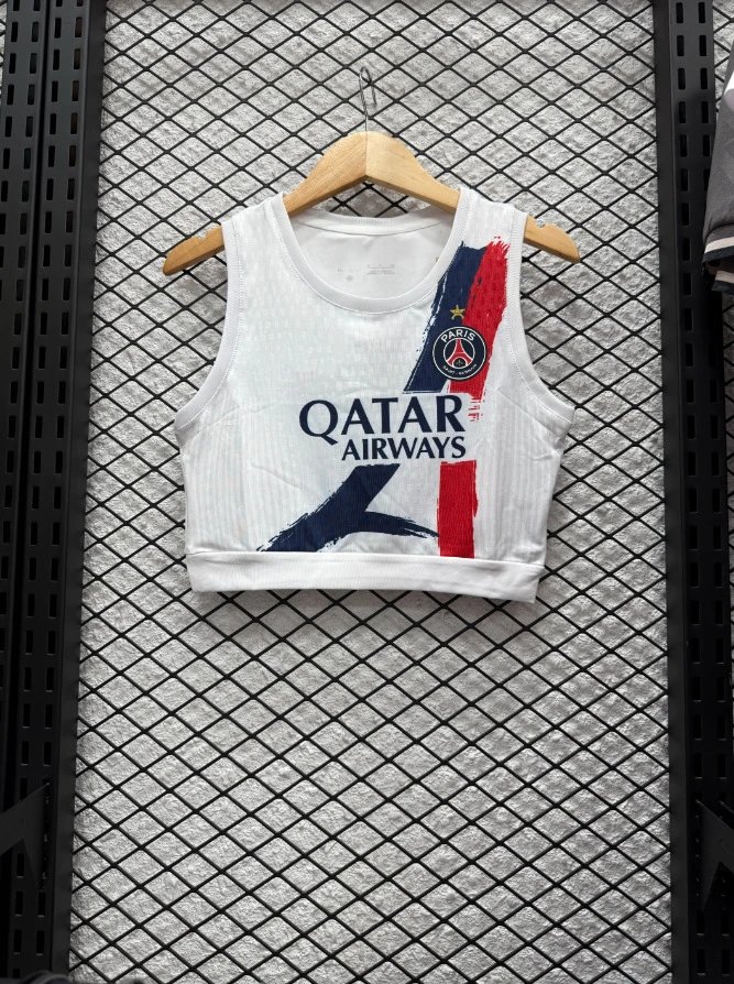 CBF Brasil Performance Crop Top Blue Vest Top - 18