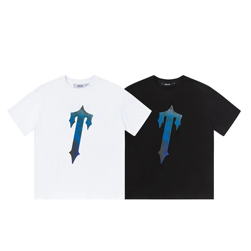 Trapstar Traphouse T-1 Logo Graphic Black T-Shirt T-Shirts - 23