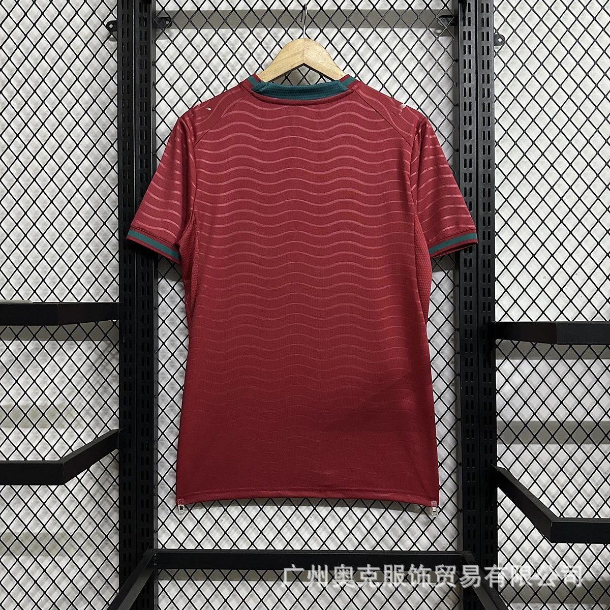 Portugal National Team x Puma Black Shield Pattern Jersey - 3