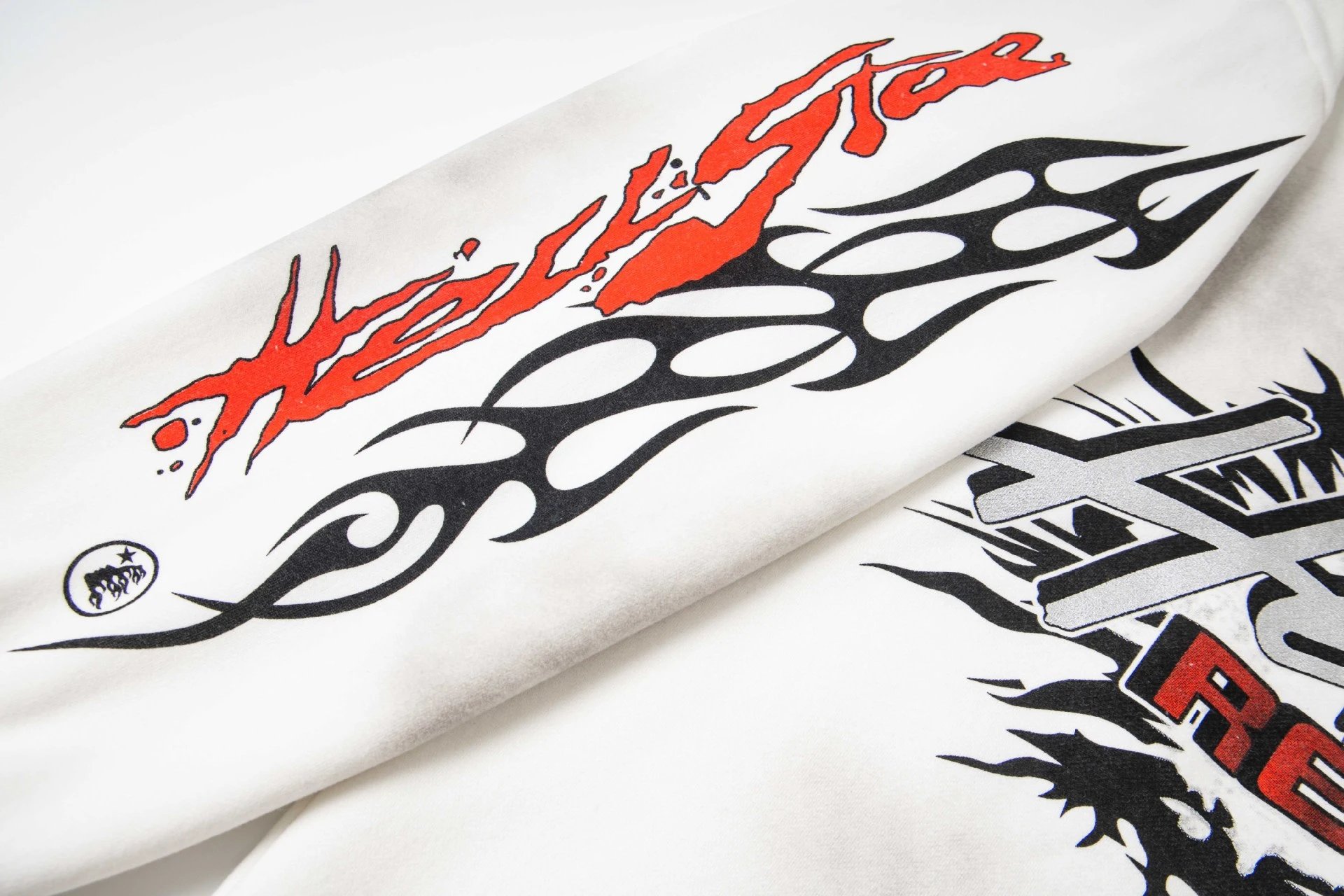Hellstar Graphic Zip-Up Hoodie Gray - 18