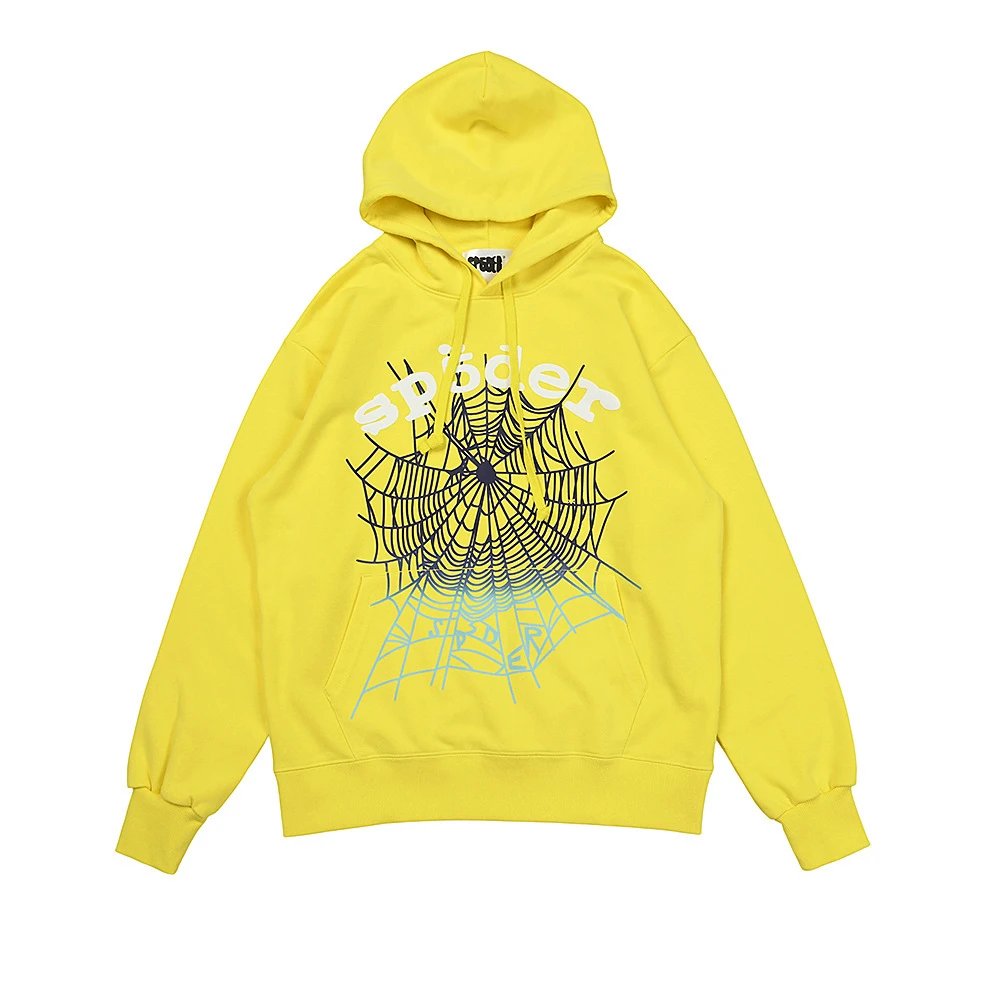 Spider Spider Web Rhinestone Embellished Black Hoodie - 10