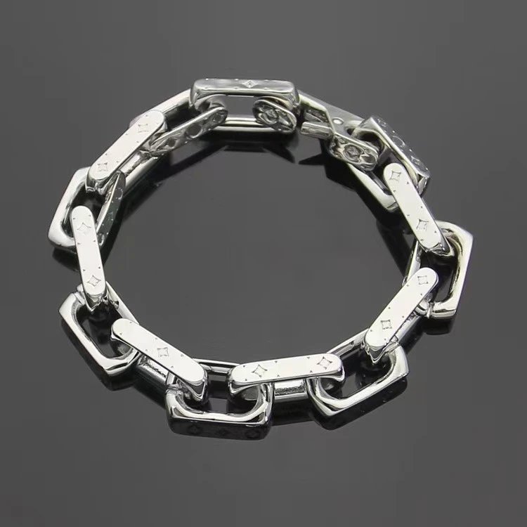 Design Chain Link Bracelet Black Multicolor Jewelry - 8