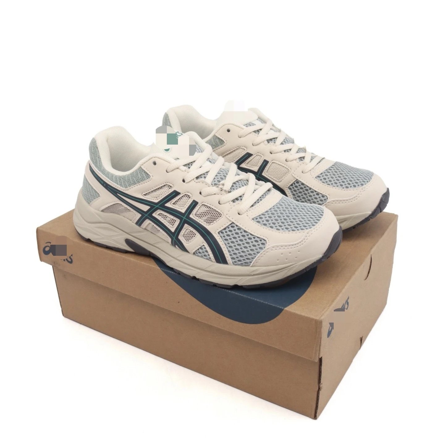 Asics Gel-Contend 7 Mint Cream Pink Running Shoes - 7