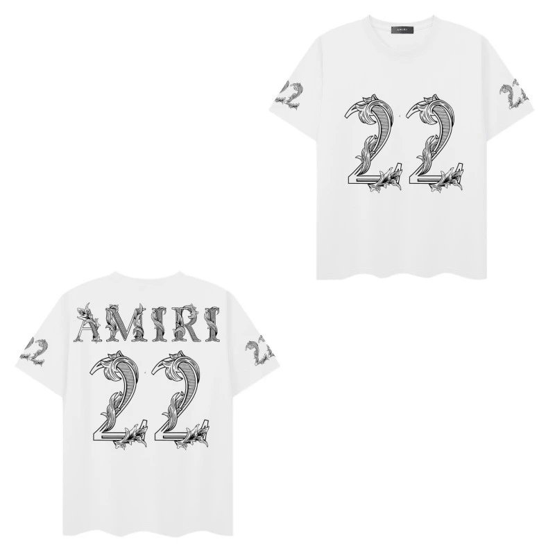 Amiri Arch Logo White T-Shirt - 16