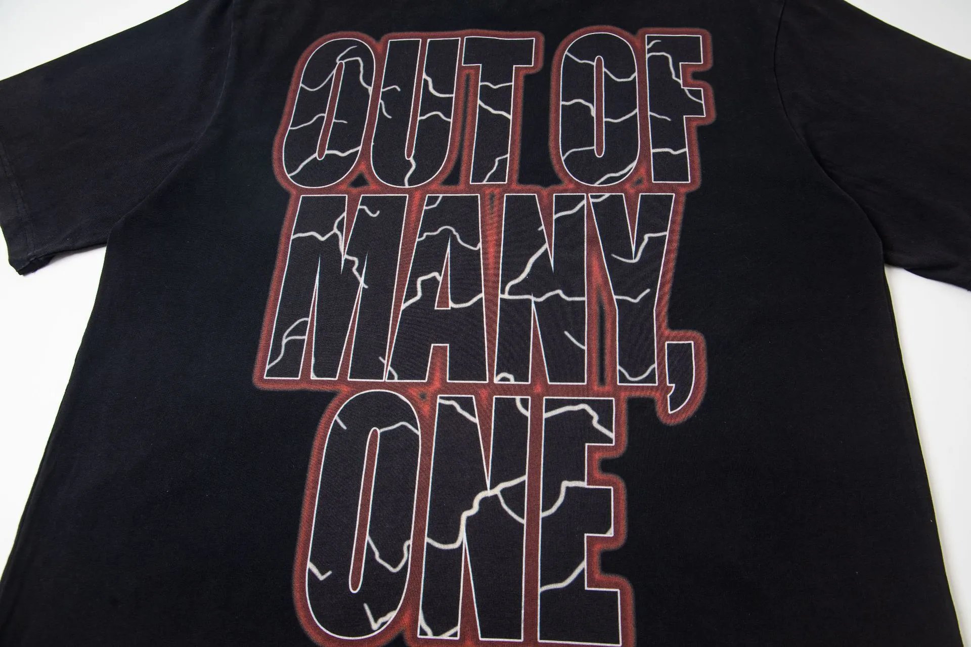 Godspeed Out of Many, One Horse Racing Graphic T-Shirt Black - 5