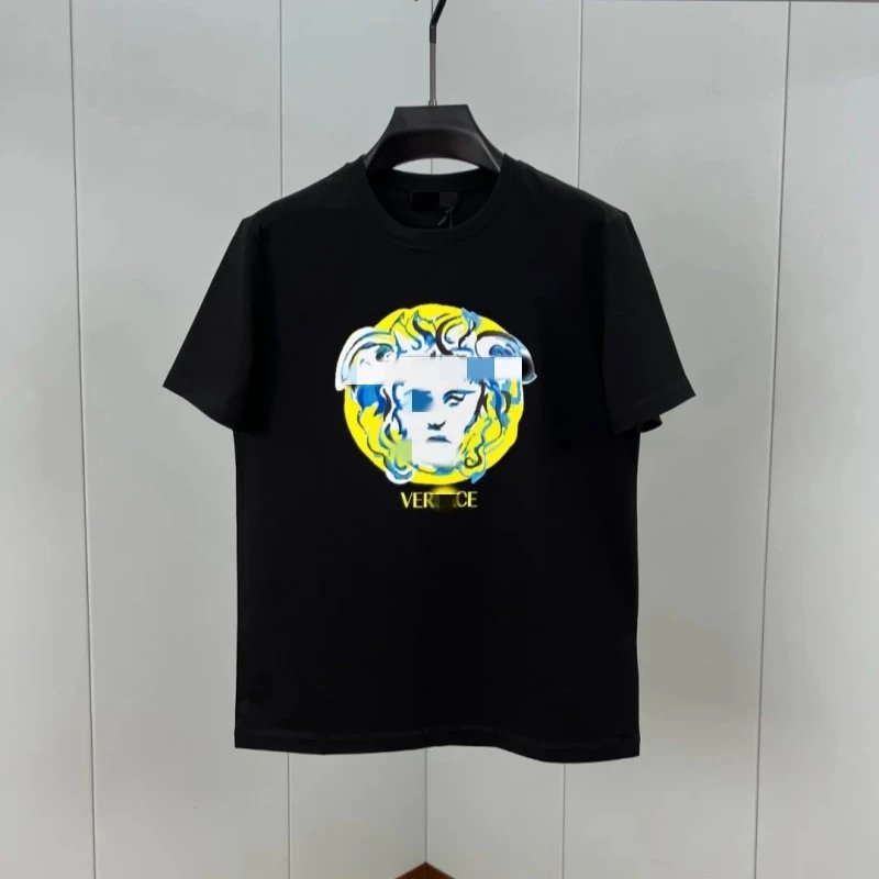 Versace Medusa Head Embroidered White T-Shirt - 11