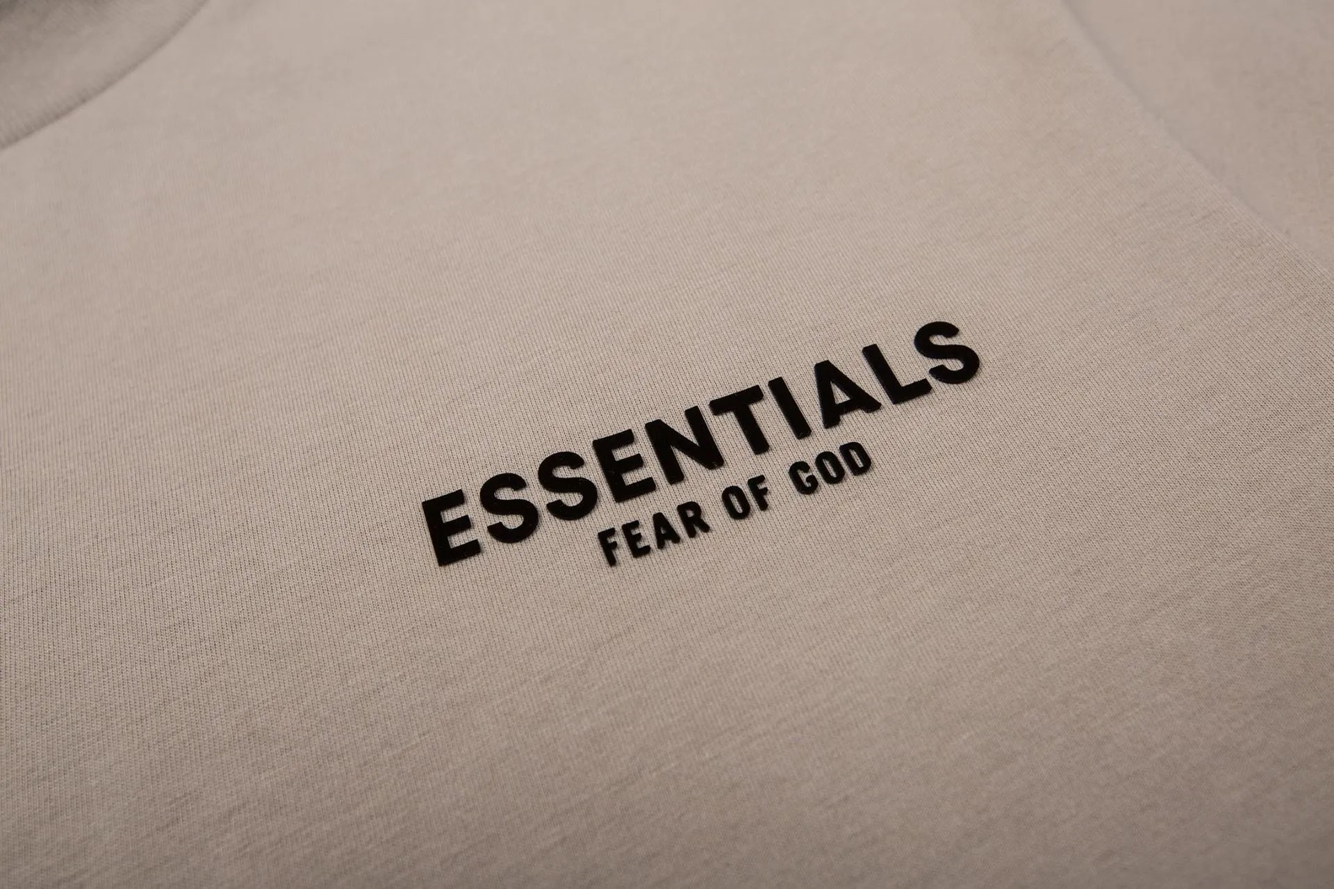 Fear of God Essentials Logo Print Black T-Shirt - 15