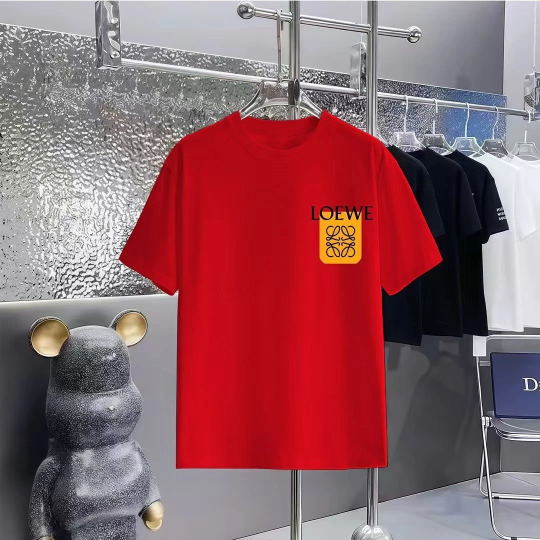 Loewe Puzzle Logo Print Black T-Shirt - 40