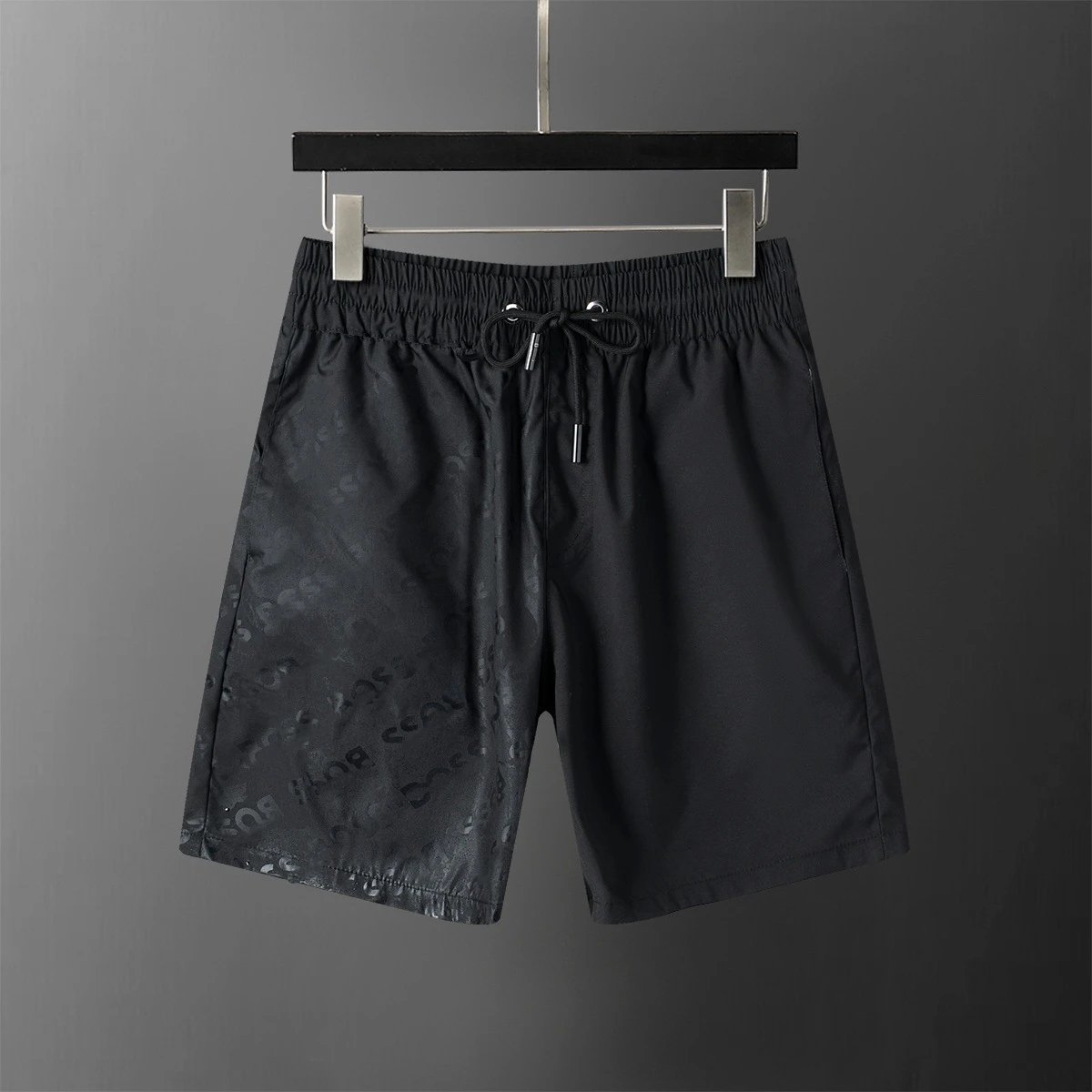 Louis Vuitton Swimwear Water-reactive monogram swim shorts with mesh lining — B28103 Black