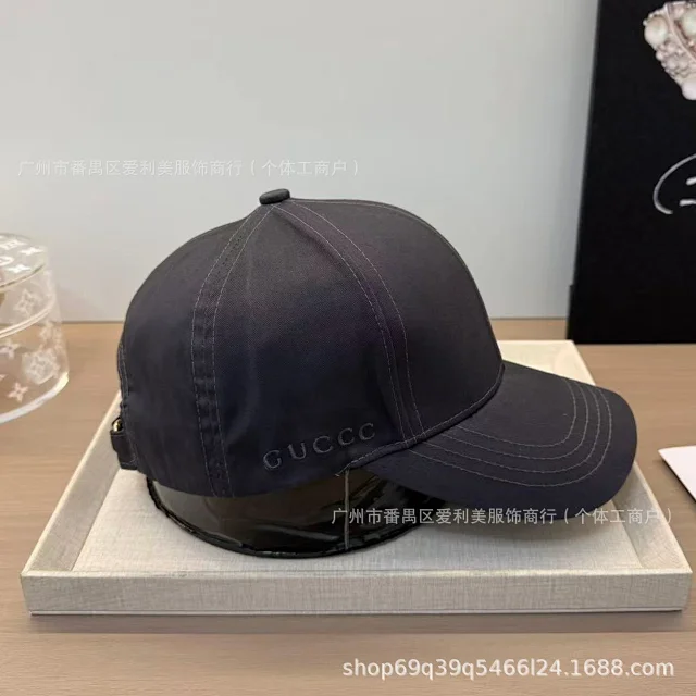 Gucci Hats Plain cotton baseball cap product detail image 5