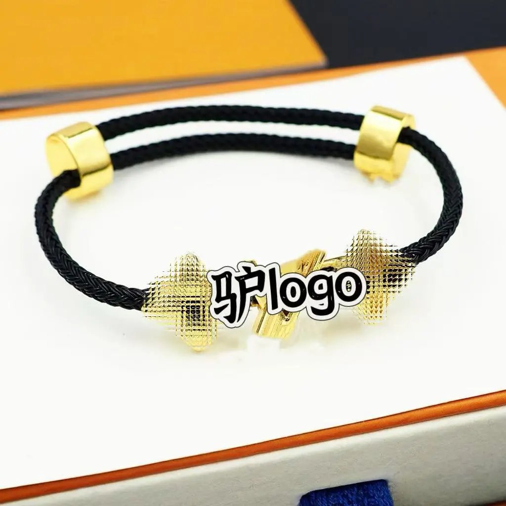 Design Braided Rope Bracelet with Gold Fish Charms Pink and Blue Jewelry - 6