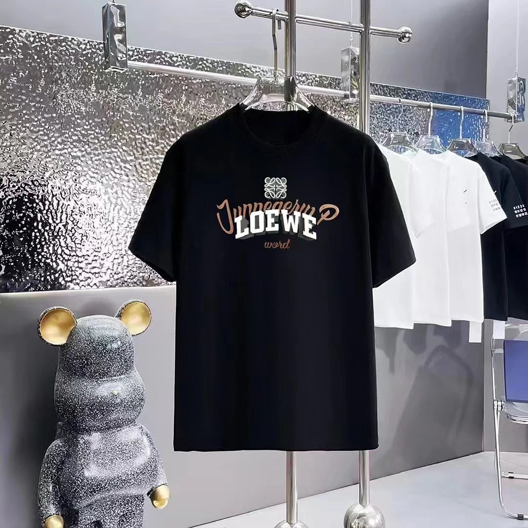 Loewe Puzzle Logo Print Black T-Shirt - 47